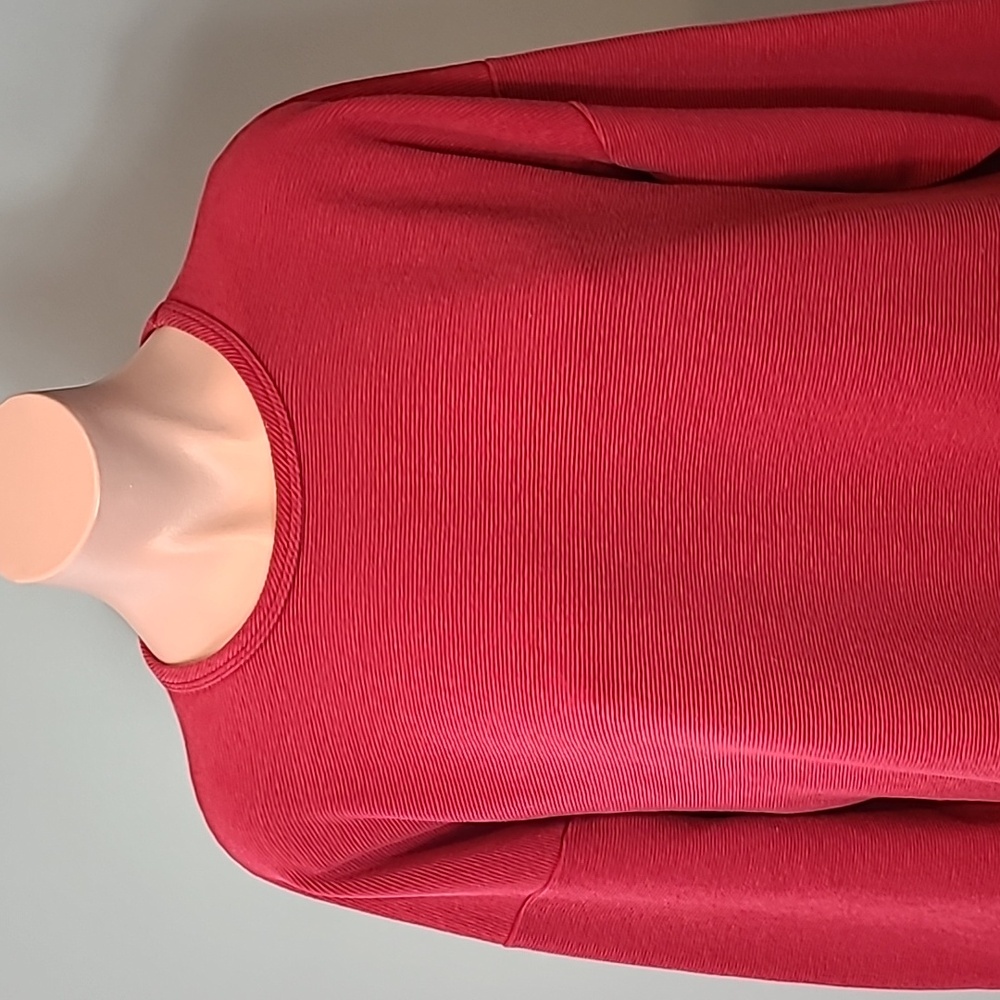 Vintage Red Oversized Sweater 80s 90s Womens‎ Size 3X Comfy - Picture 2 of 9